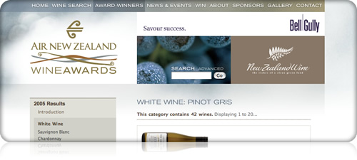 Air NZ Wine Awards