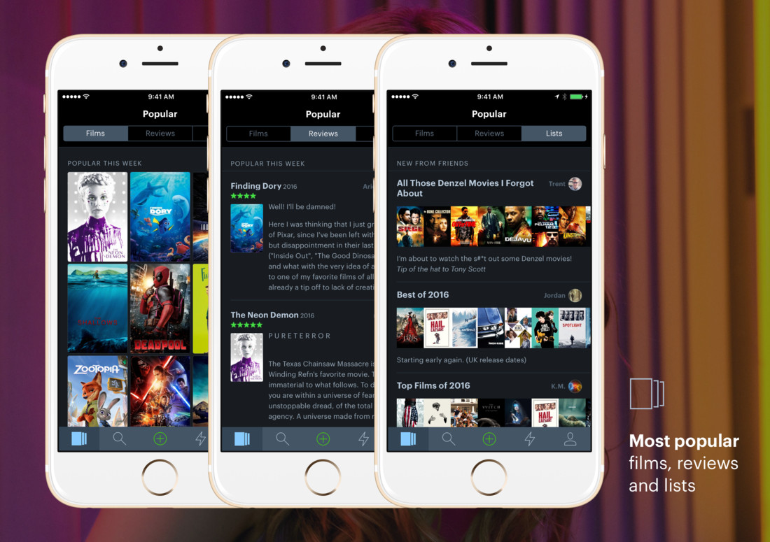 Detail image for Letterboxd for iOS