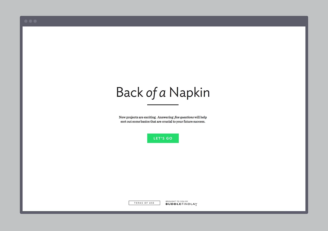 Detail image for Back of a Napkin