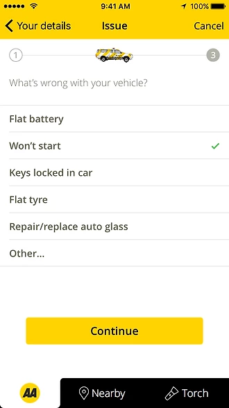 Mobile image for AA Roadservice
