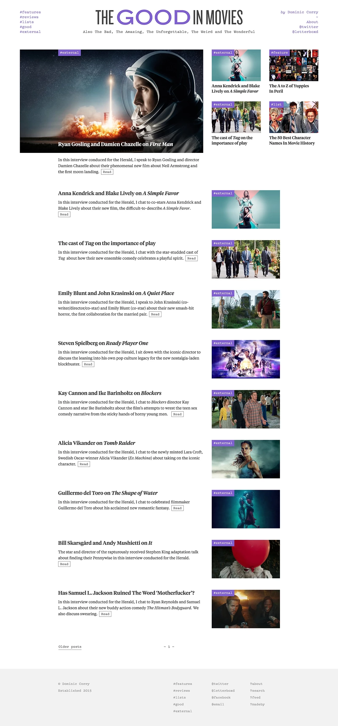 Detail image for The Good In Movies