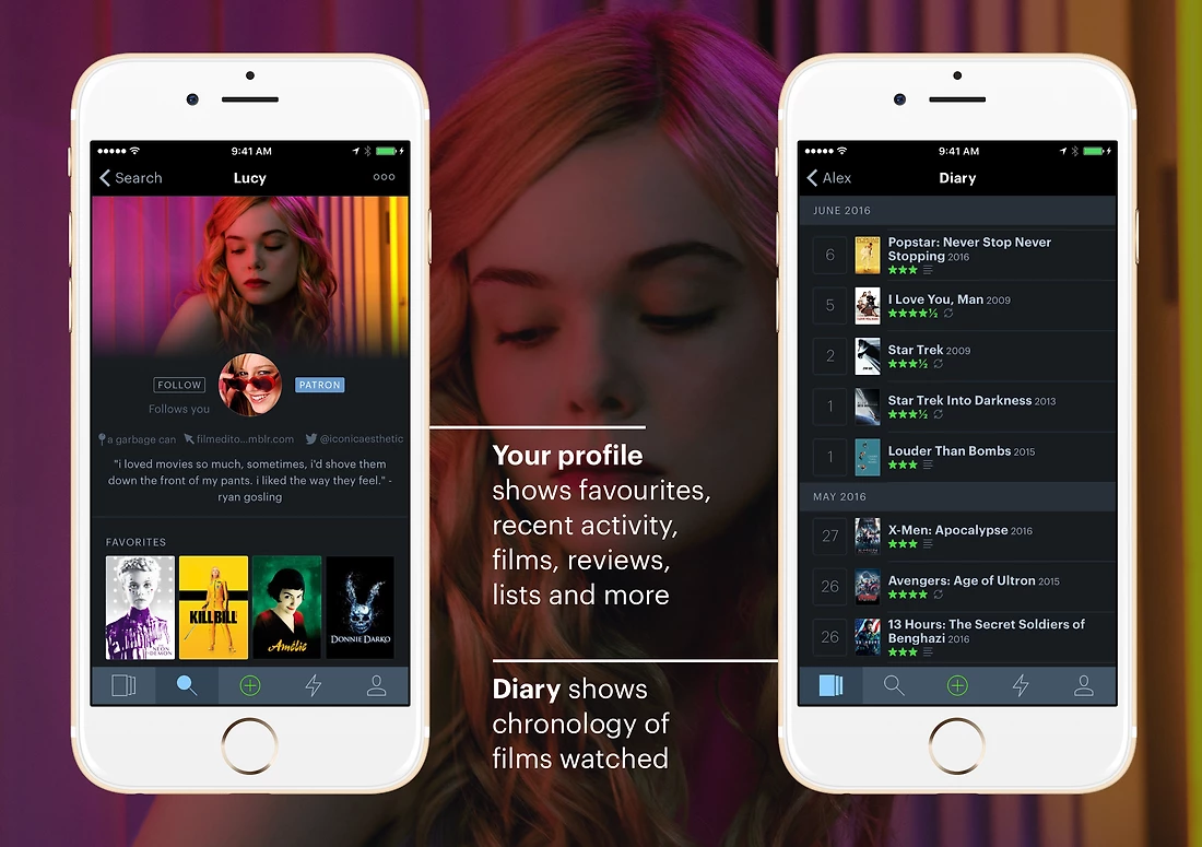 Detail image for Letterboxd for iOS