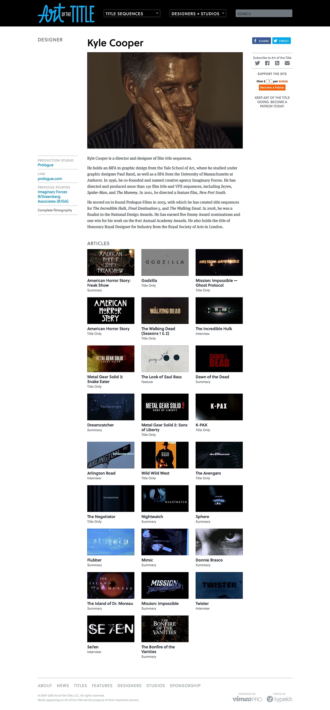 Detail image for Art of the Title