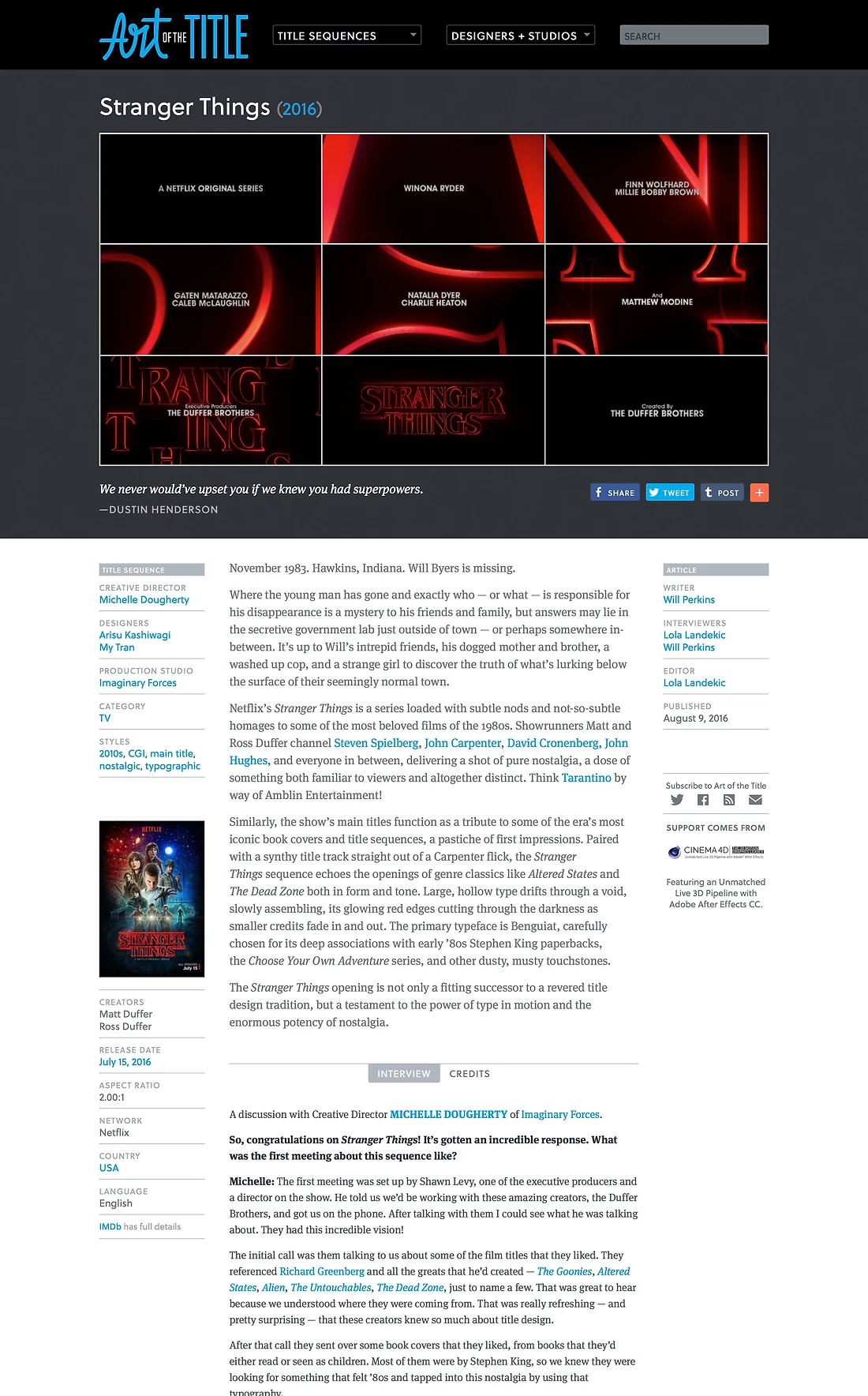 Detail image for Art of the Title