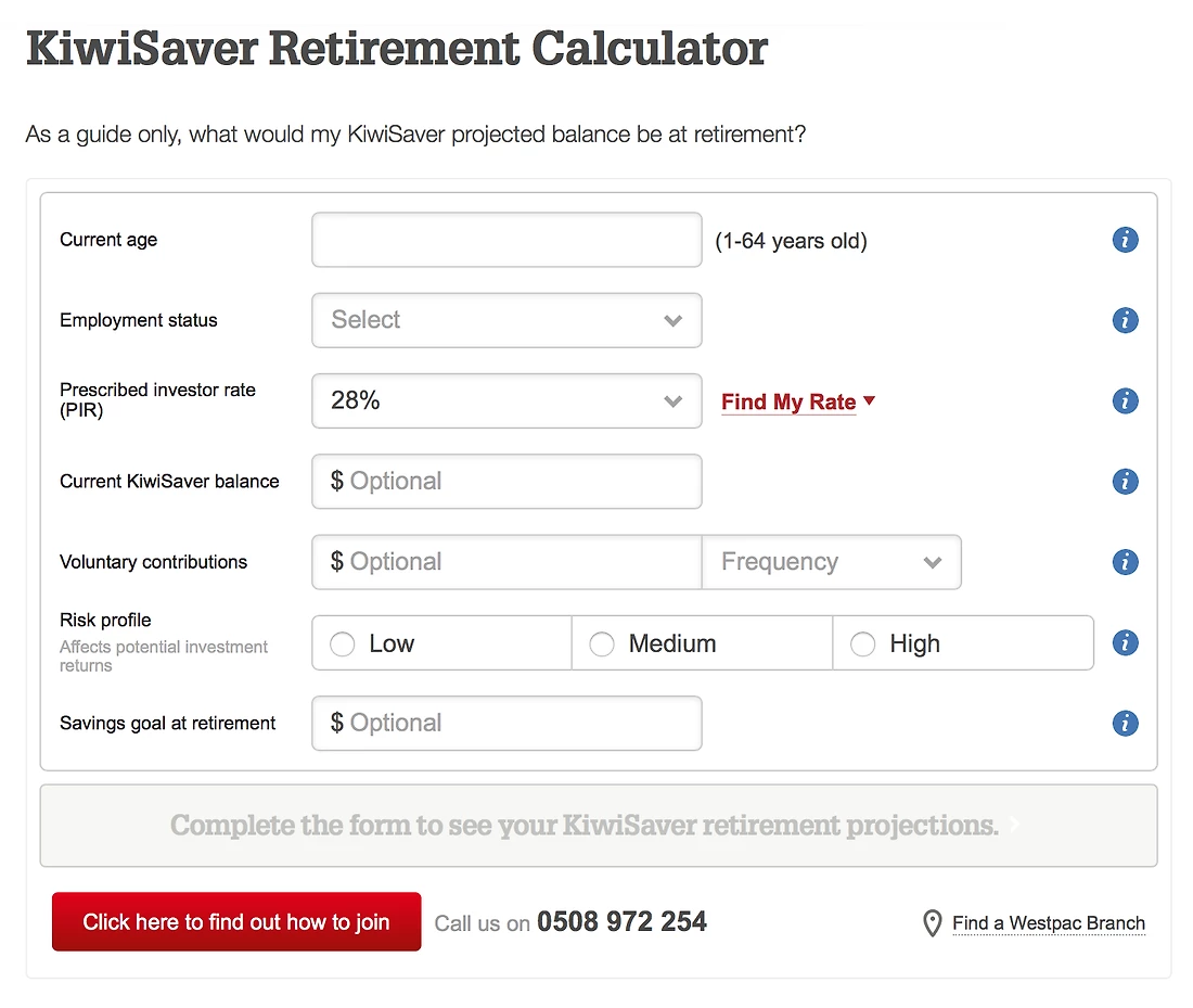 Detail image for Westpac Calculators