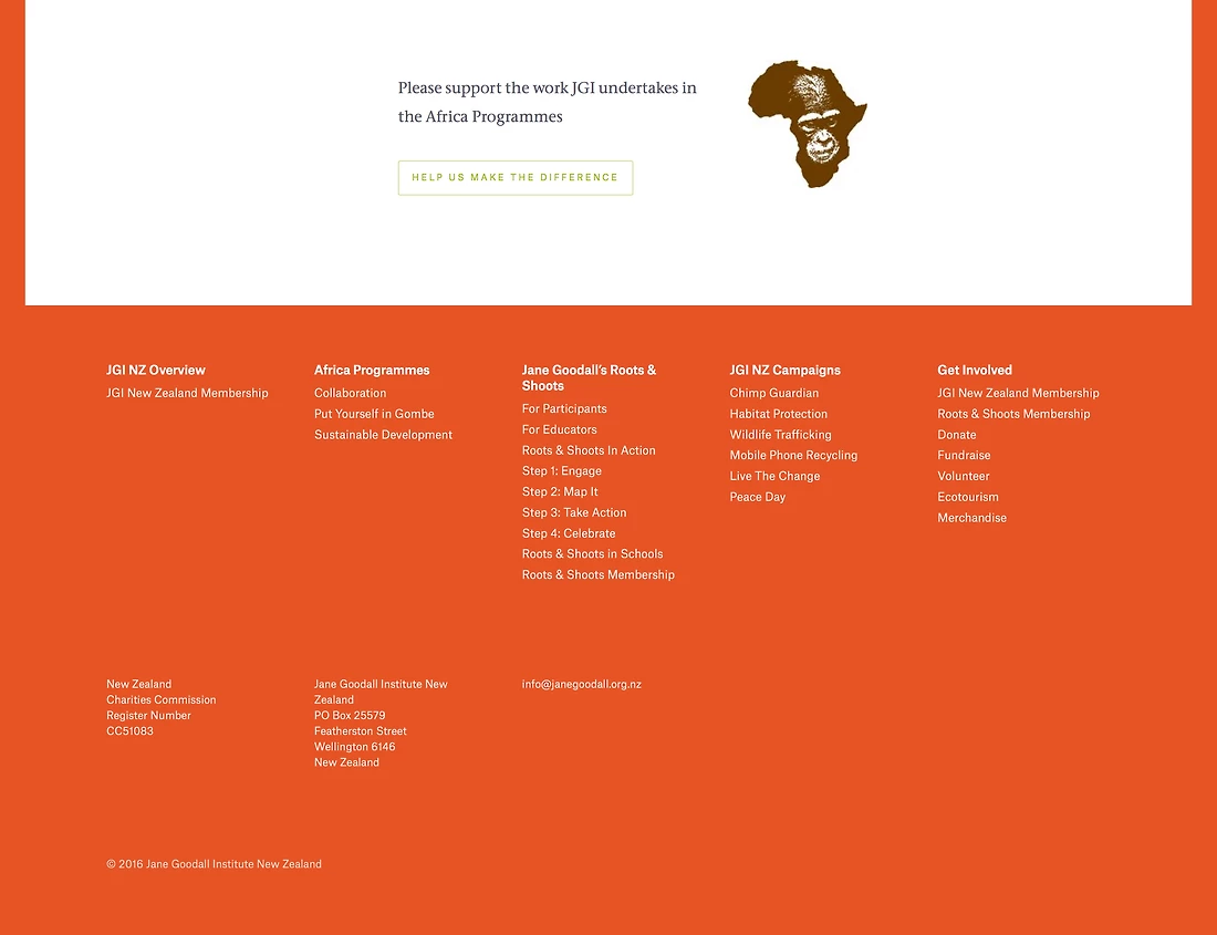 Detail image for Jane Goodall Institute