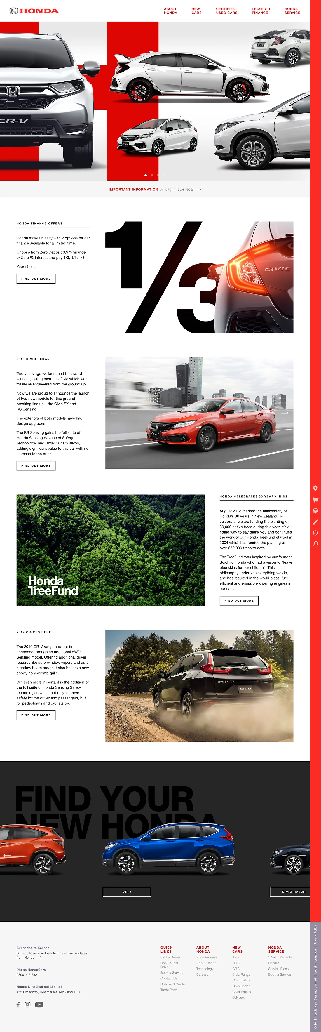 Detail image for Honda New Zealand